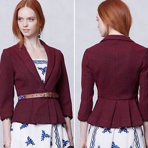 Anthropologie Tabitha Chandelier Blazer, Small